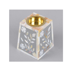 Quemador de incienso de perla madre de lujo para Bakhoor Ramadan Eid, soporte de incrustaciones árabes, difusor de aromaterapia - Product Image 1