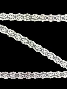 Bordure en dentelle brodée florale en nylon (organza) écologique et respirant pour robes et dupattas – Vente en gros - Product Image 2