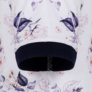 Vente en gros 100% coton imprimé hommes pour polos respirant avec logo personnalisé motif solide disponible en vrac - Product Image 4