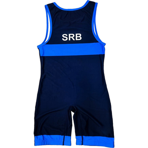 2025 Custom Unisex Wrestling Singlets Heat-Transfer Printing Stretch Quick Dry Spandex/Polyester 220g Norway International - Product Image 4