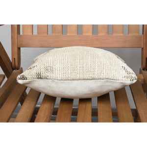 Luxury 18x18 Beige Kilim Patchwork Wool <b>Pillow</b> 12x12 Inch Rustic Floral Print Throw <b>Pillow</b> for Bedding Floor Portable Woven - Product Image 5