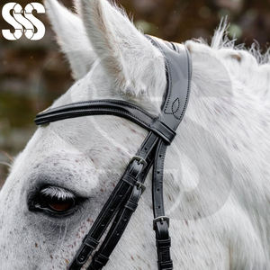 Brida para Caballo de Cuero PU de Alta Calidad con Hebillas, Cómoda, Duradera, con Logotipo Personalizado, Ajustable, con Acolchado Suave para Montar - Product Image 4