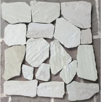 Pavés en pierre naturelle, pierre de grès jaune indienne, surface brossée, design moderne, pierre en vrac, garantie de plus de 5 ans, pierre de Gwalior