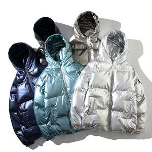 Chaquetas de hombre de talla grande con logotipo personalizado invierno Puffer impermeable Bomber - Product Image 1
