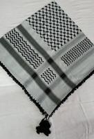 Syal ARAB SHEMAGH baru putih merah klasik Palestina kuffiyeh