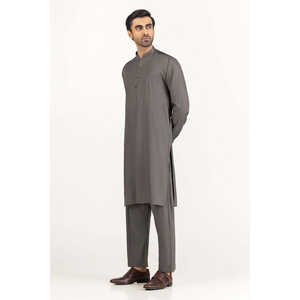 Pantalon en tissu mélangé non cousu Opus Serene, fermeture boutonnée, longueur longue - Product Image 1