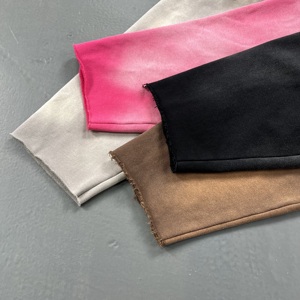 Sudaderas con capucha personalizadas para hombre, sudaderas con capucha vintage de algodón con borde cortado, sudaderas desgastadas con lavado ácido para hombre - Product Image 4