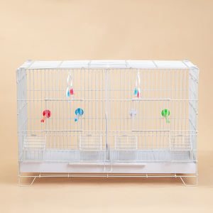 <span class=keywords><strong>Cage</strong></span> d'élevage de canaris à toit ouvert en fil métallique fait à la main - Product Image 4