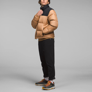 Design de mode Vêtements d'hiver Chauds Surdimensionnés Vintage Nylon Zipper Bomber Puffer Vestes pour Hommes Down Coat Puffer Down Jacket - Product Image 2