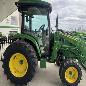 Tractor agrícola John Deere de 60HP, tractor utilitario compacto de 66HP con tracción en las cuatro ruedas, transmisión eHydro, cargador frontal, retroexcavadora, cabina lista para usar, en venta. - Product Image 1