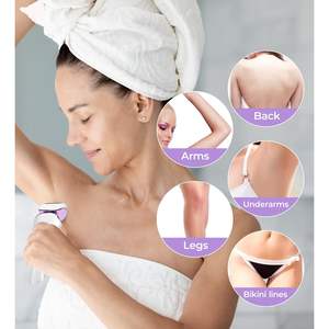 Rasoir électrique rechargeable sans fil pour femmes, tondeuse bikini indolore, épilation des poils du corps, jambes, aisselles, tondeuse électrique pour le corps - Product Image 3