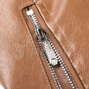 Streetwear d'hiver pour hommes taille de veste en toile de cuir de couleur unie taille personnalisée - Product Image 2