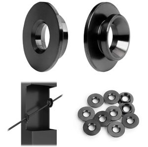 30 องศามุมล้อป้องกันแขนราวบันไดชุดสําหรับมุมโลหะโพสต์ 1/8 <span class=keywords><strong>5</strong></span>/<span class=keywords><strong>5</strong></span>/32 3" 3/16" <span class=keywords><strong>สาย</strong></span> T316 สแตนเลส - Product Image 3