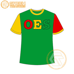 T-shirt Ordre de l'étoile de l'Est en gros Vêtements en jersey de coton T-shirt OES respirant de haute qualité Vêtements grecs pour femmes - Product Image 3