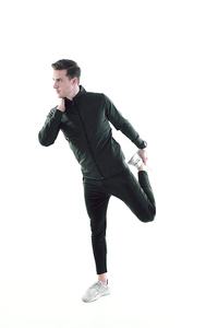 Chándales de poliéster de algodón 100% de manga larga para hombre de alta calidad para deportes de invierno al aire libre diseños de logotipo y etiquetas personalizables - Product Image 2