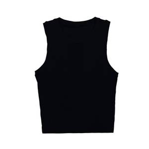 Camisetas sin mangas transpirables personalizadas para mujer, tejido de algodón de bambú orgánico sólido, varios diseños, colores, estilo informal, venta al por mayor de fábrica - Product Image 5