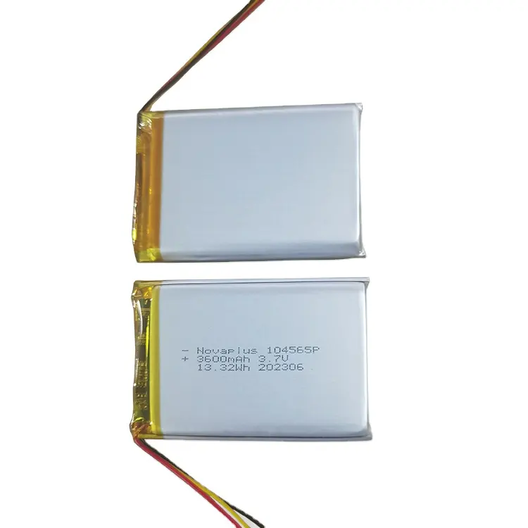 Nova 3.7v rechargeable Li-polymère Li-ion Lithium Polymère Batterie 104565 3600mAh avec PCM BIS, KC, CE