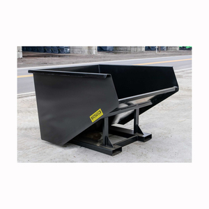 Tolva de descarga automática de montacargas para transporte de material de reciclaje de residuos de fábrica construcción duradera y fácil liberación de inclinación - Product Image 5