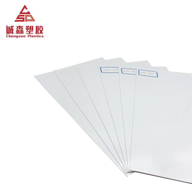 China Manufacturer Cheap Price High Impact Polystyrene HIPS Sheet for Advertising with Cutting Service Customizable Size