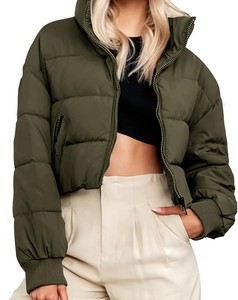 Nuevo estilo de marca, venta al por mayor, chaquetas de bombardero de seda satinada personalizadas para mujer, chaqueta de béisbol transpirable de satén para mujer para niñas - Product Image 1