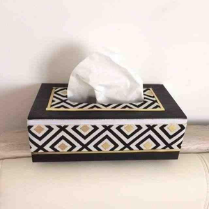 Boîte à mouchoirs, porte-serviettes, emballage personnalisé, boîte à mouchoirs décorative pour la maison - Product Image 2