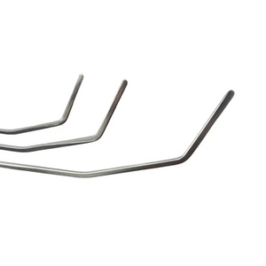 Zelvora-Varillas de acero inoxidable para reparación de abolladuras sin pintura, herramientas PDR de punta redonda de doble curva, 3 piezas - Product Image 3