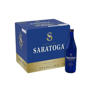 Eau de source gazeuse Saratoga, bouteilles PET de 1 litre, cartons de 12 pour la distribution en gros aux chaînes de magasins et supermarchés - Product Image 4