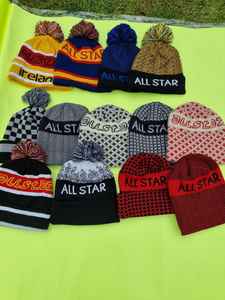 หมวกบีนนี่ไหมพรมอะคริลิคปักลาย 3 มิติ แบบยูนิเซ็กซ์ สกรีนโลโก้ได้  สำหรับฤดูหนาว  ลายริบ  ลายโบว์  ลายพราง  ลายการ์ตูน  ลายอาร์ไกล์  ลายตัวการ์ตูน  ลายชายหาด - Product Image 6