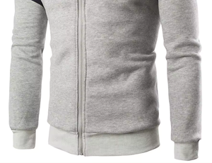 Veste pour homme 2025, vêtement de luxe, poids lourd, gris ultime, coupe ajustée, tissu polaire, veste légère pour homme - Product Image 4