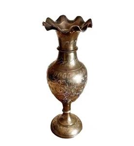 Handmade Tabletop Brass <b>Flower</b> <b>Vase</b> Floral Design Elegant Metal Flowerpot <b>Tall</b> Modern <b>Flower</b> <b>Vases</b> Hot Arrival - Product Image 3