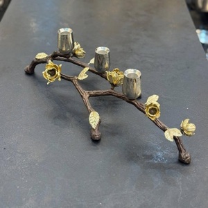 Fancy Handicraft Handmade European Design Aluminum Metal Gingko Eco-Friendly Customized Silver Finished Home Decoration - Product Image 2