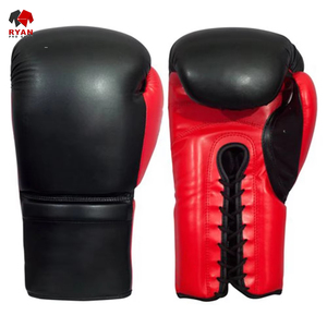 Gants de boxe supérieurs Ryan Pro Gear MMA Logo personnalisé fermeture à crochet et boucle évacuation de l'humidité étanche pour l'entraînement dans les sacs lourds - Product Image 5