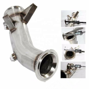 Tuyau d'échappement automobile haute Performance adapté pour <span class=keywords><strong>BMW</strong></span> 335i <span class=keywords><strong>335ix</strong></span> M135i N55 F30 F20 F21 2012-2013 matériau en acier inoxydable - Product Image 2