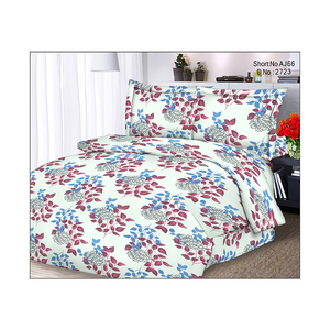 Neelkamal Luxury Hotel Bedding Set Modern King <b>Size</b> Double Multi-Color Petals Design Printed Pattern Woven for Wholesale - Product Image 4
