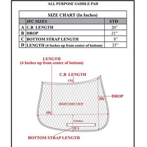 Meilleur design Tapis de selle de cheval sur mesure Coton et néoprène remplis de mousse Tarifs de gros pour l'équitation - Product Image 6