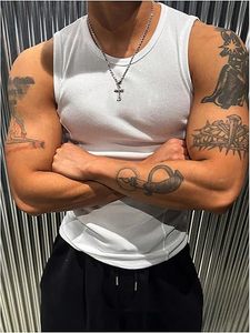 <b>Men</b> sports <b>vest</b> sleeveless <b>gym</b> workout tank top breathable quick dry fitness activewear for running and training - Product Image 4