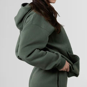 Pull-over bouffant personnalisé à logo imprimé pour femmes Sweats à capuche pour femmes Vêtements décontractés de haute qualité Streetwear surdimensionné hip hop Sweats à capuche pour femmes - Product Image 6