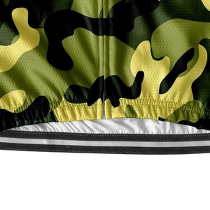 Maillot de cyclisme H.S.A International style camouflage, personnalisé pour équipe de montagne, 100% polyester respirant, sublimé - Product Image 4