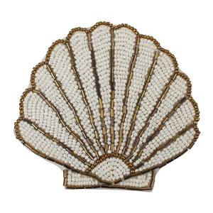 Posavasos de mesa de cuentas de cristal de 10 cm de lujo, mantel Individual redondo de varias cuentas para fiestas de boda por MD HANDICRAFT - Product Image 3