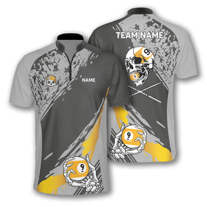 Comfortable Wear Billiard Zipper Jersey for <b>Long</b> <b>Matches</b> - Product Image 2