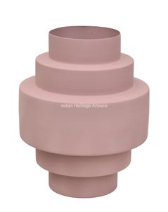 แจกันเหล็กสีขาวลายแตกสไตล์โมเดิร์น ดีไซน์ร่วมสมัย ยี่ห้อ IHA ผลิตในอินเดีย เหมาะสำหรับงานแต่งงาน ตกแต่งบ้าน วางบนโต๊ะ ขายส่ง - Product Image 5