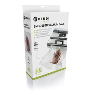 HENDI Embossed Vacuum <b>Storage</b> <b>Bag</b> 100 Pieces 300x400mm - Product Image 1