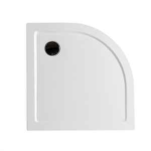Plato de Ducha Semicircular de Acrílico de 80 CM de I AOSTA, una Adición Elegante a su Baño - Product Image 5