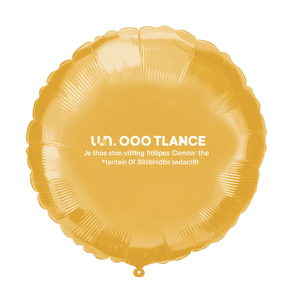 Globos Circulares Dorados para Fiesta, 81 cm, Bolsa de 12 Unidades - Product Image 1