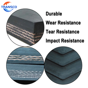 Geniş Genişlikli Chevron Konveyör Bant Desenli Konveyör Bant Doğal Kauçuk Konveyör Bant Yol Frezeleme Endüstrisi İçin - Product Image 2