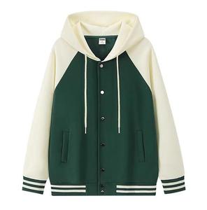 Healy Polyester 180gram Breathable <b>Baseball</b> Hoddie Jersey Long Sleeve Button Drawstring T-Shirt Team Custom Logo Embroidery - Product Image 3