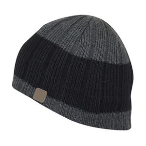 Bonnet d'hiver en coton pour l'extérieur pour hommes OEM Offre Spéciale bonnet tricoté en acrylique avec broderie personnalisée - Product Image 1