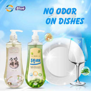 <b>Top</b> Dishes Cleaner Liquid Detergent with <b>Green</b> Bean Extract - 1.2L <b>Bottles</b> - Product Image 6