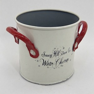 Jardinière de vacances en sapin argenté fabriquée en métal galvanisé vieilli pour les coins de jardin des cours avant de Noël et les écrans de balcon - Product Image 5