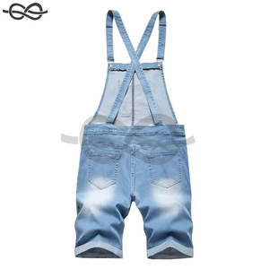 Short en jean pour hommes Salopette à bretelles Jeans Casual Summer Jumpsuit Poches Confortable et élégant Activités de plein air Vacances - Product Image 2